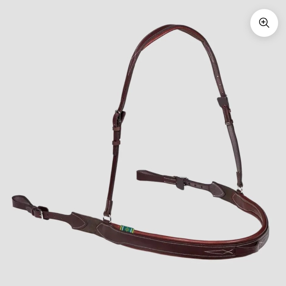 Devoucoux Elastic Breast Collar NEW Medium Brown